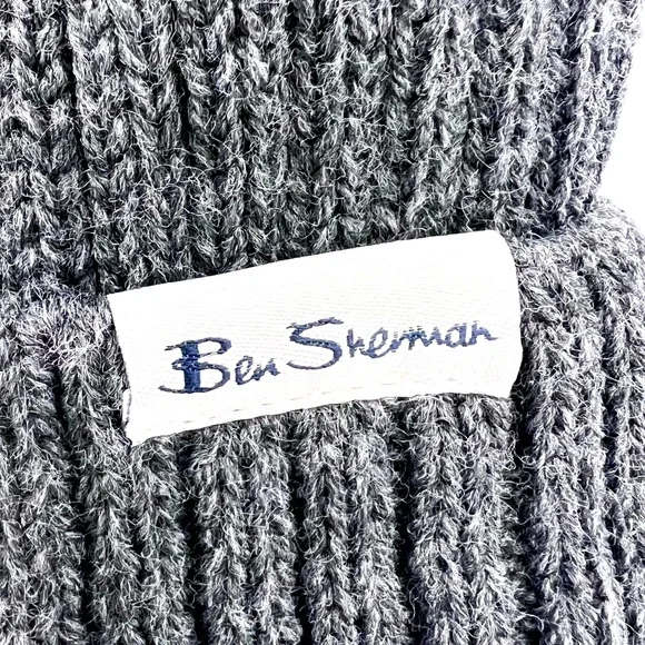 BEN SHERMAN, 2 PACK BEANIE SET, THERMAL PLUSH LINING UNISEX, ONE SIZE,GREY, NAVY - Picture 15 of 15